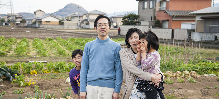 会社員　平田昌三さん　ご家族