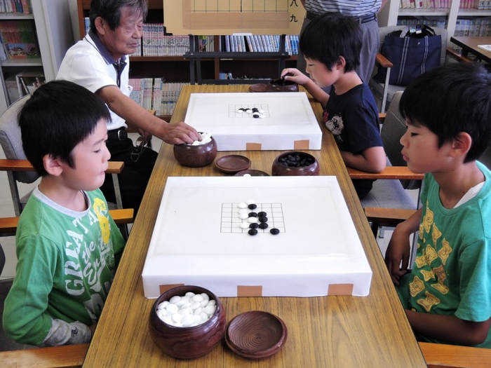 七路盤でミニ対局