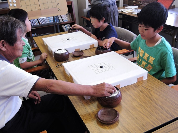 七路盤でミニ対局