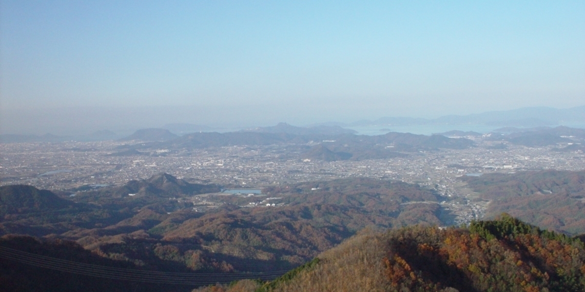 高仙山山頂からの眺望